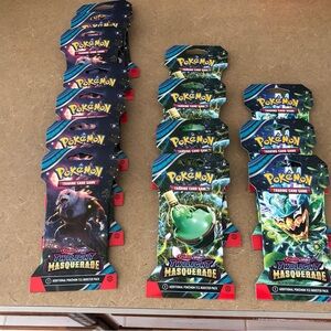 14 packs of Pokémon trading cards game Twilight Masquerade